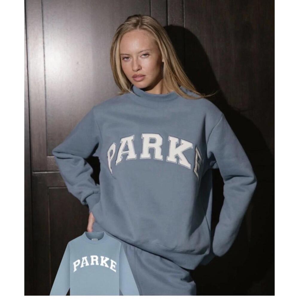 PARKE New Release Mockneck. Glacier Blue. XXL NEW Never Out Of Bag.